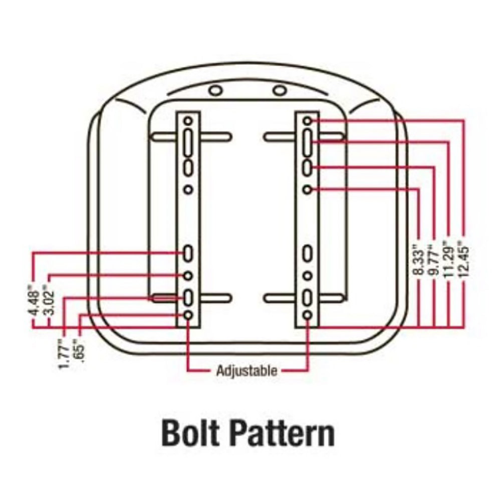 Universal Yellow High Back Seat LGS100YL Fits Compact Tractors, Mowers