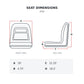 LGT100CAMO Camo Vinyl Seat Fits White Tractor