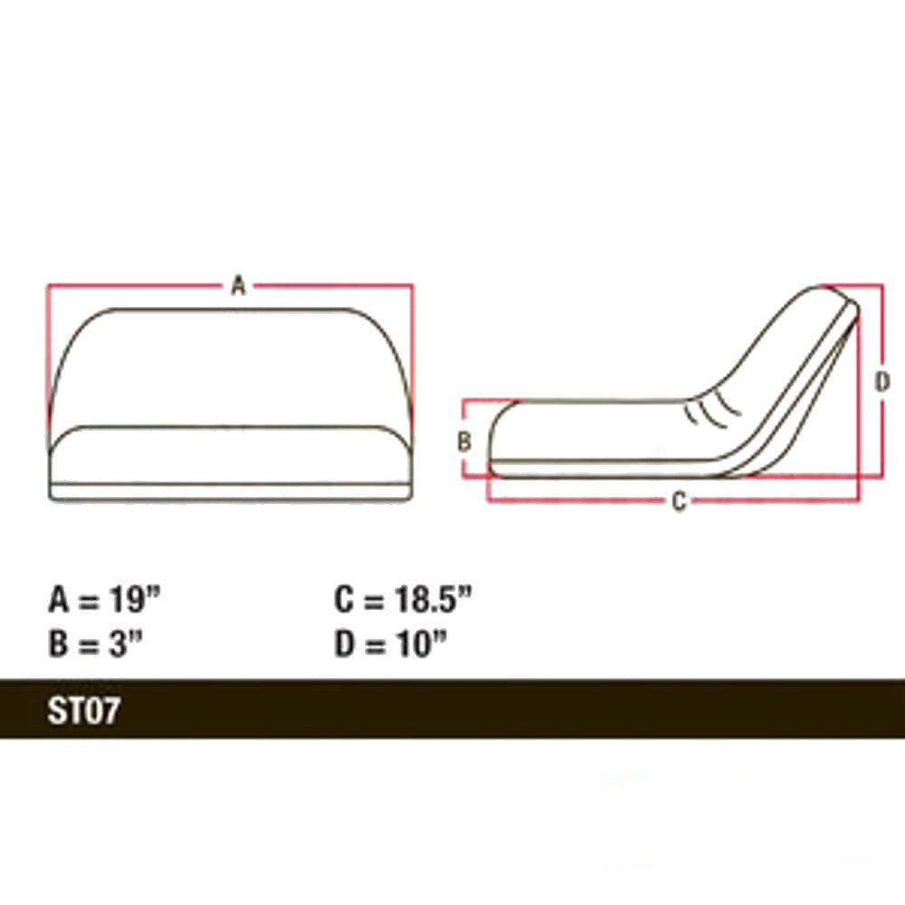 Steel Frame Mower Seat Fits Craftsman Fits Exmark Fits Gravely Fits Husqvarna