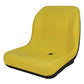 Yellow High Back Seat Fits John Deere Lawn Mower Models L118 L120 L130 L135 L145