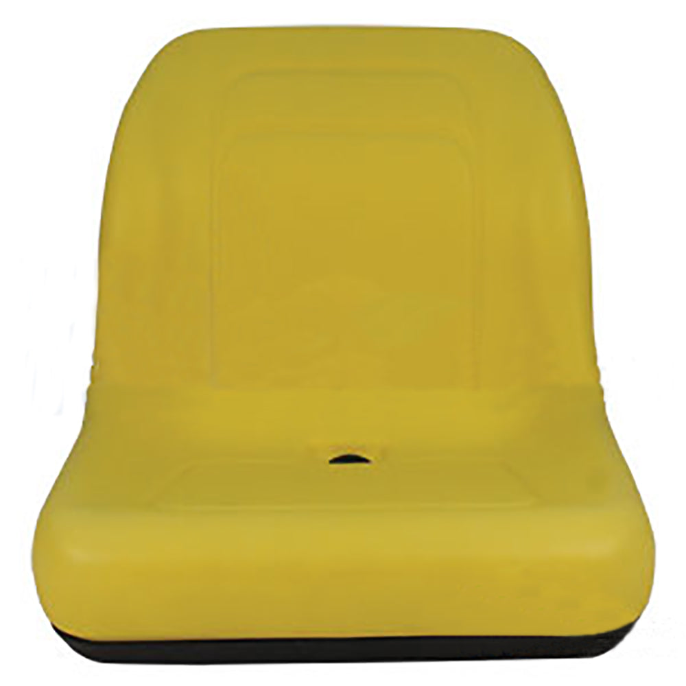Yellow High Back Seat Fits John Deere Lawn Mower Models 325 335 345 415 425