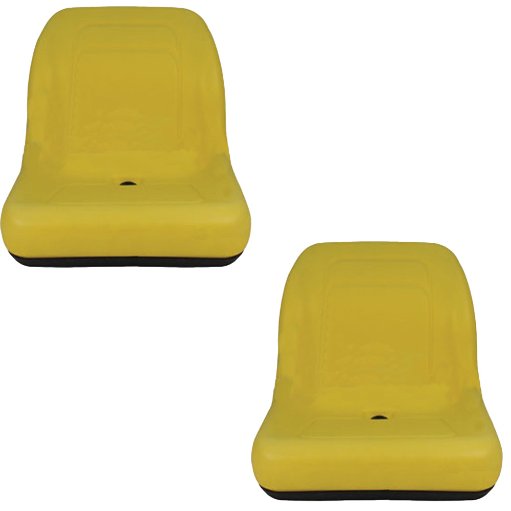Set Of Two (2) New High Back Seats Fits John Deere TCA17404 LVA10029