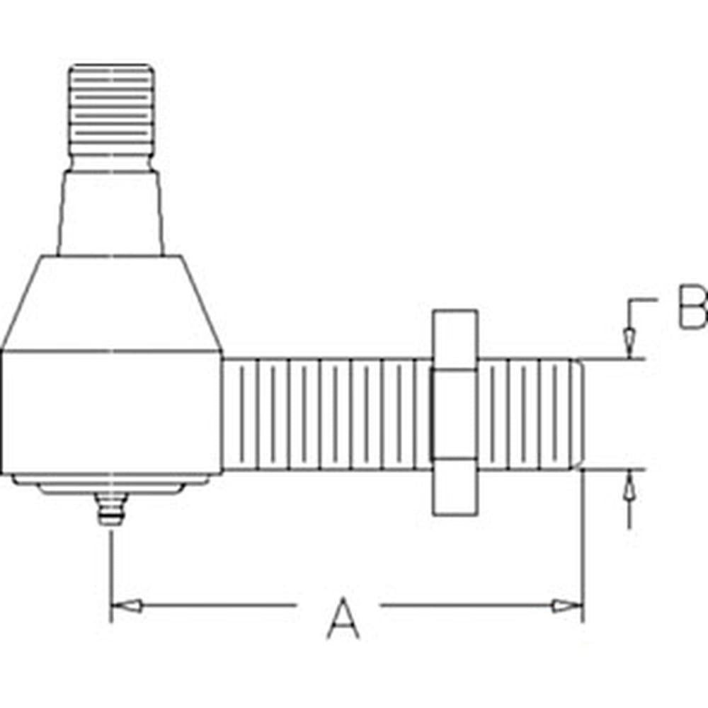 LVA10727 LH Tie Rod Fits John Deere 3120 3320 3520 4400 4410 4510 4520