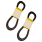 Set of (2) Deck Belts Fits Cub Cadet GT2550 GT2554 Fits MTD RZT42 RZT50