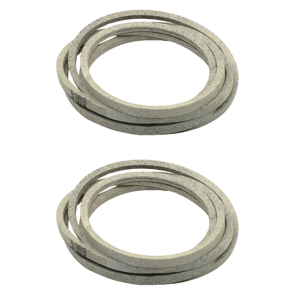 Qty 2: Deck Belt 
 Fits John Deere Replaces M126536 Made with Aramid