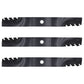 Set of 3 Lawn Mower Mulching Blades Fits John Deere 60" M128485 TCU15881