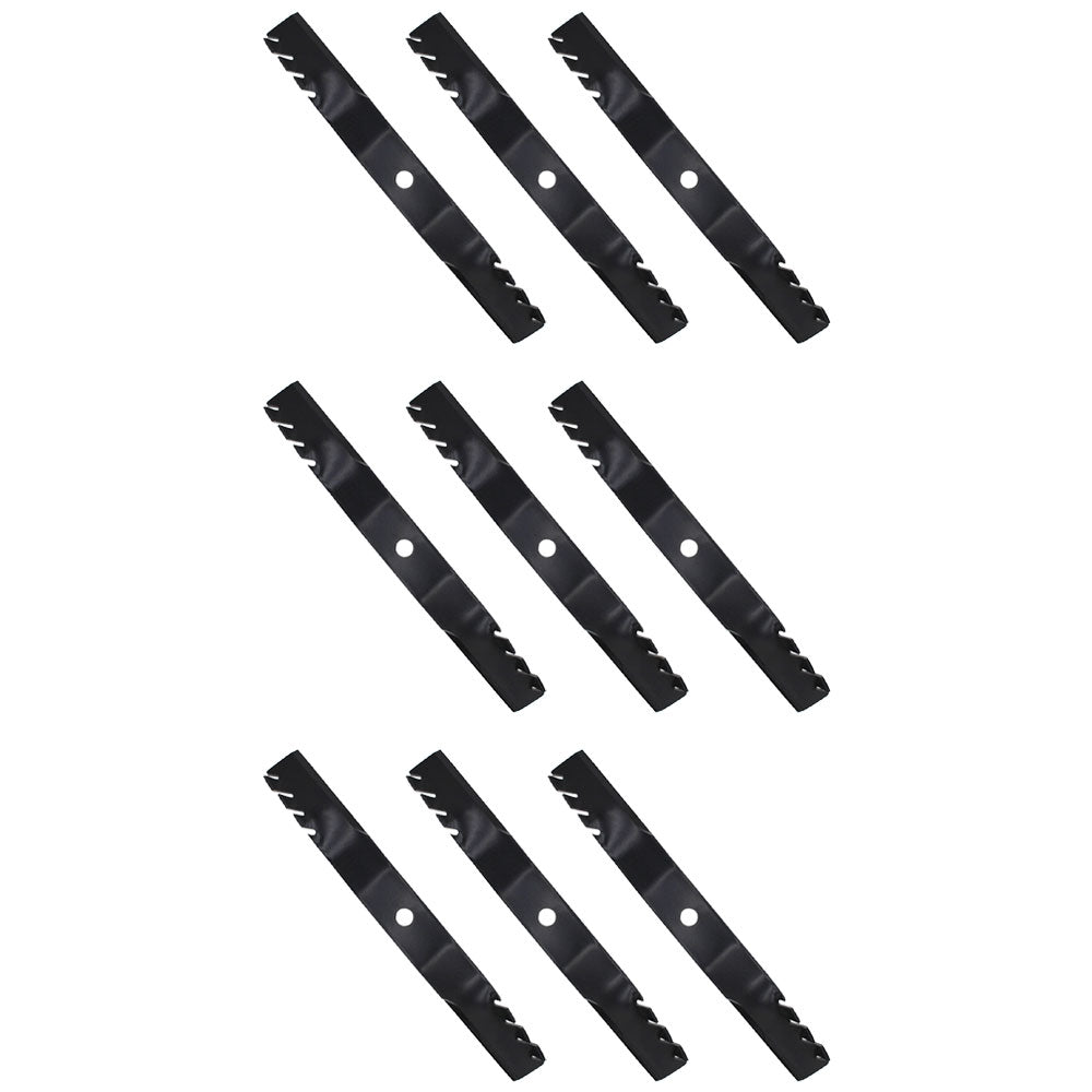 (9) Mulching Blades Fits John Deere ZTrak 60" Decks M128485