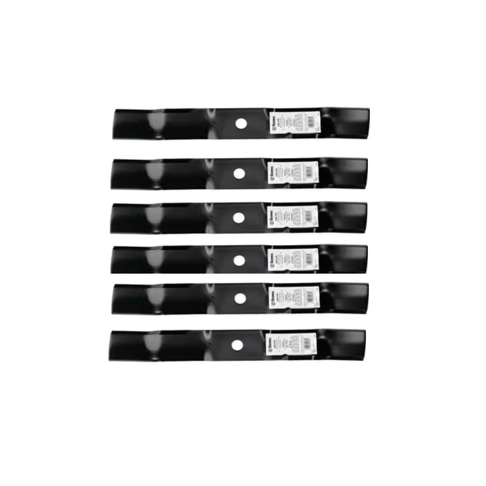 Six (6) Fits John Deere X520 Z435 Aftermarket 54" Mulching Blades M143520