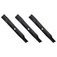 Set of 3 Mower Blades Fits John Deere 2025R 2027R 2032R 2210 62" Deck M158112