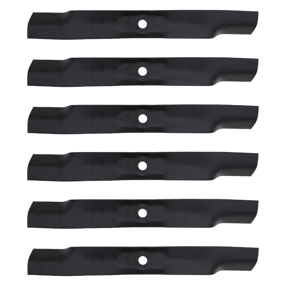 Qty 6: Hi-Lift Lawn Mower Blades Fits John Deere Replaces M158112