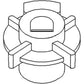 New M2765 Gleaner Model G Combine Rotor (Fairbanks-Fits Morse) J4 JV4 XV4
