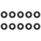 Qty 10: Starter Drive Gears Fits John Deere Replaces LG280104