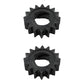 Set of Two (2) Plastic Starter Gears 16 Tooth Fits Briggs and Stratton 280104S