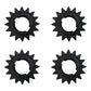 Four (4) Starter Drive Gears M83184 Fits John Deere 820 S92 68 65 R70 LG695708