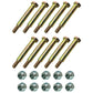 Ten Deck Wheel Shoulder Bolts and Lock Nuts Fits John Deere M84691 Lawn Mowers
