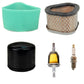 Air Fuel Filter Tune Up Service Kit Fits John Deere LT133 LT155 LTR155 LX173