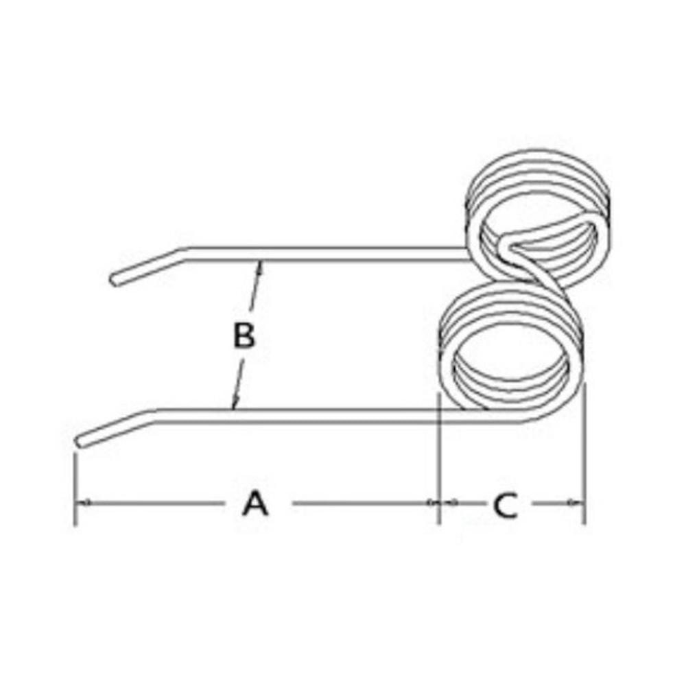 MA74528 Pickup Tine Fits International Baler 650 420 440 55 46 37 60 430 550