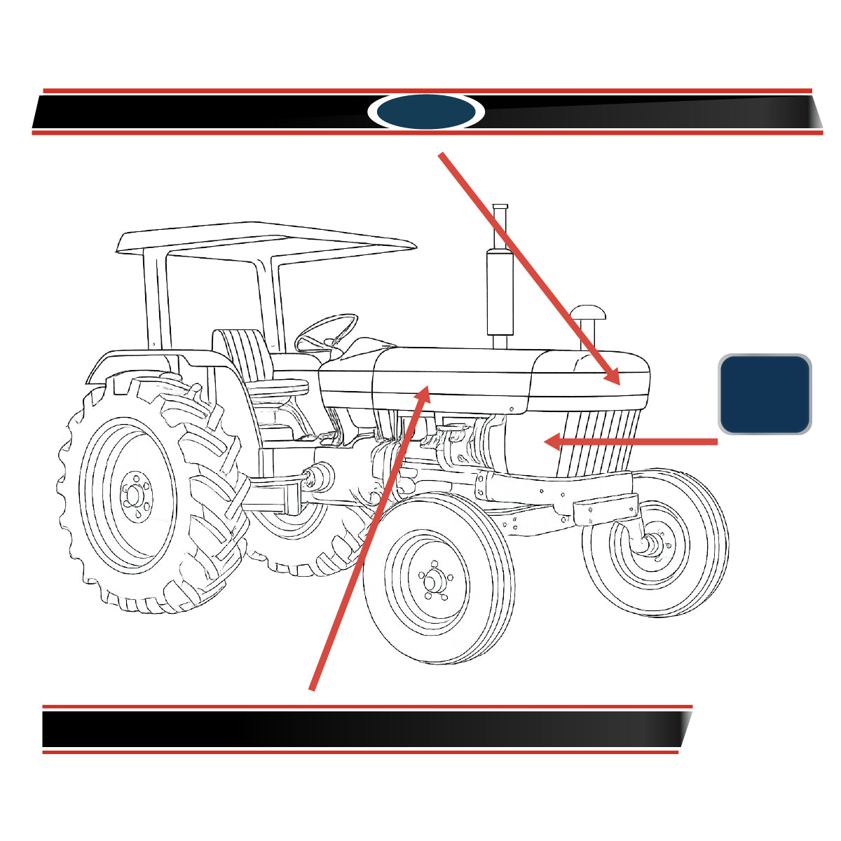 83952740 - Hood Decal Set EFPN16605DA