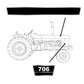 Hood Decal Set Fits Case-IH/Fits FARMALL Model 706 Replaces HKIH706