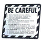 Be Careful Plate Fits John Deere: 1010, 2010, 2510, 3010, 4000, 4010, 4320, 4520