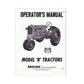 R5962 Operators Manual For Minneapolis-Moline