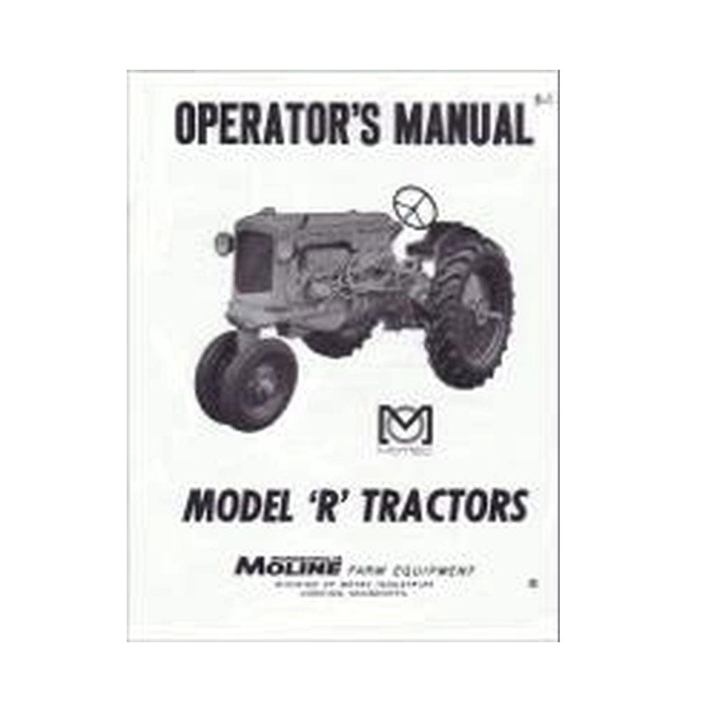R5962 Operators Manual For Minneapolis-Moline