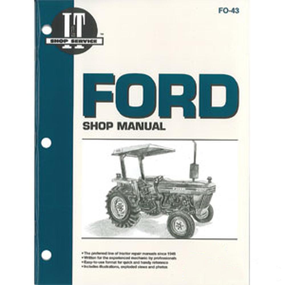 I&T Shop Manual FO-43 Fits Ford Tractor 2810 2910 3910