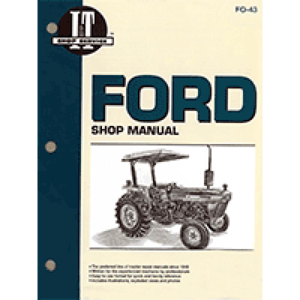 I&T Shop Manual FO-43 Fits Ford Tractor 2810 2910 3910