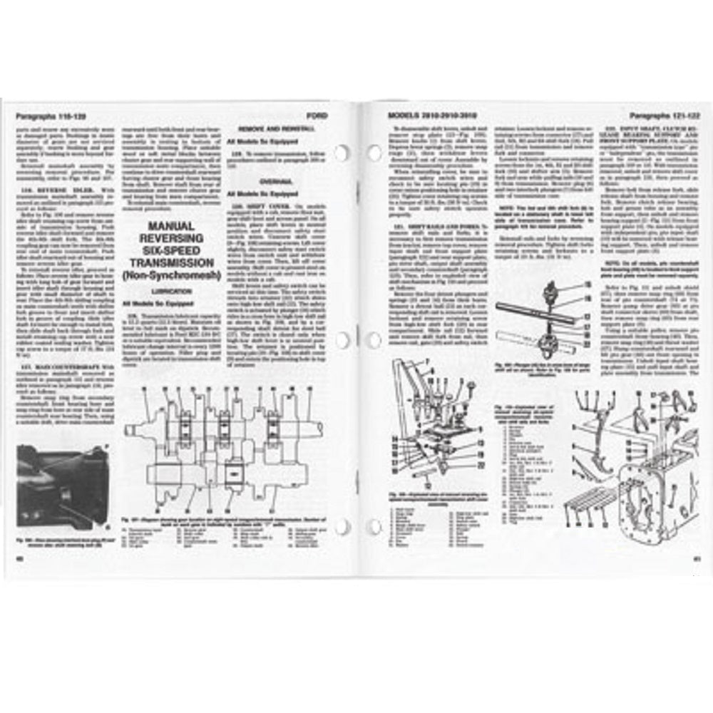 I&T Shop Manual FO-43 Fits Ford Tractor 2810 2910 3910