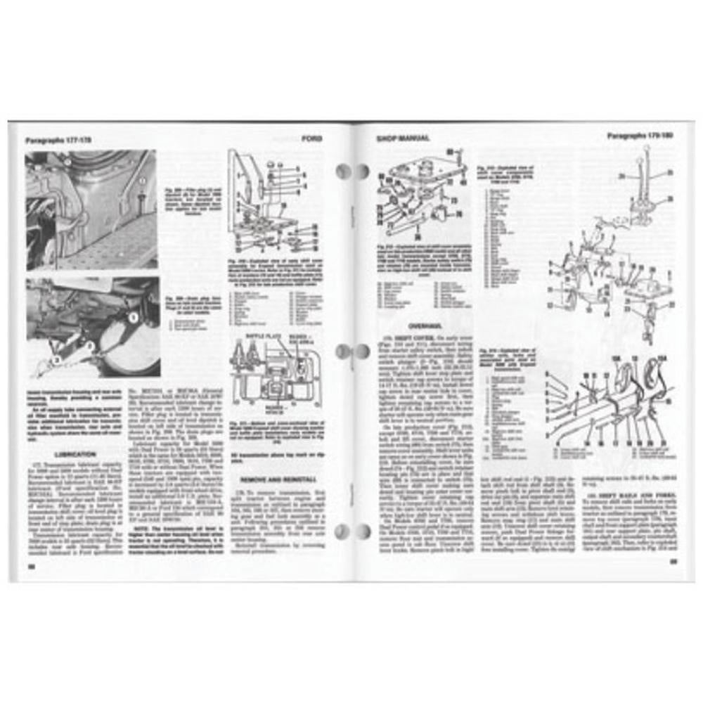I&T Shop Manual Fits Ford 5000 5600 5610 6600 6610 7000 7600 7610 7000 7710