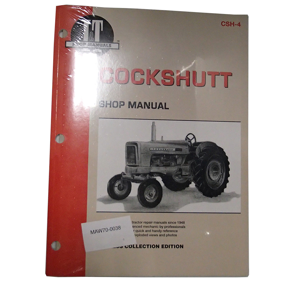 Shop Manual Fits Cockshutt Replaces MAW70-0038