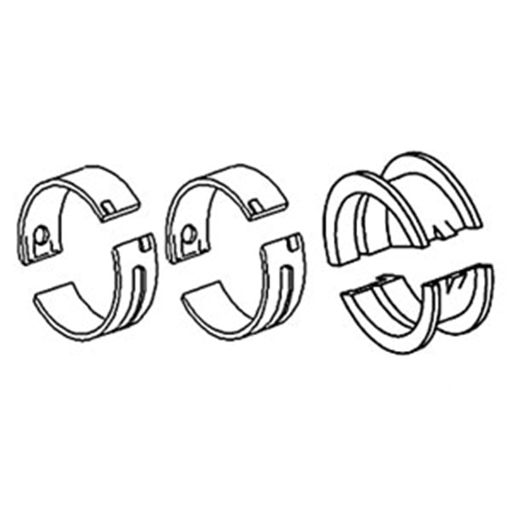 MB60 New STD Main Bearing Set (3) Fits Case-IH Tractor Models Fits Cub MBK60 +