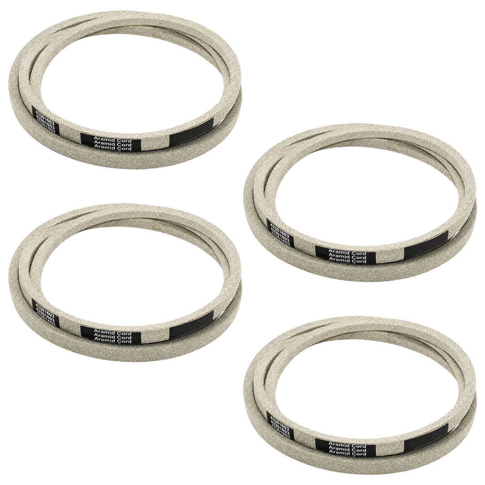 Drive Belt (Set of 4) 5/8" X 95" Made with Aramid Cord Fits Vicon Replaces 43301603