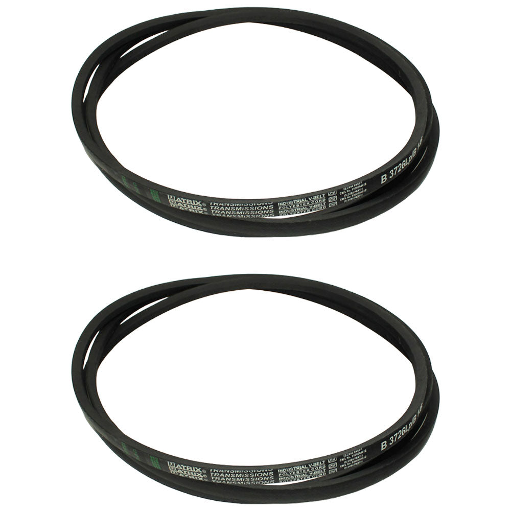 2PK Belt for AYP 196103 53219610 532196103 587686701 54" Deck