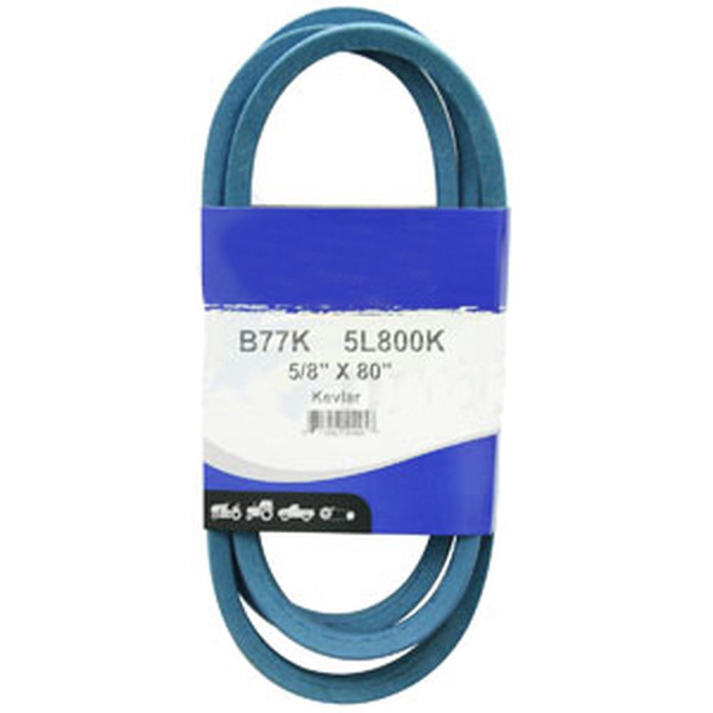A-B77K Made With Aramid Blue V-Belt (5/8" X 80") Fits Sears/Fits Craftsman