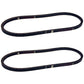 Two Raw Edge Pump Drive Belts 61-1/2" x 1/2" Fits Scag STWC STC Zero-Turn 482716