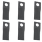 6 Angled Blades Fits John Deere 1326 1327 Fits Gehl 162 165 2340 2360 Disc Mower