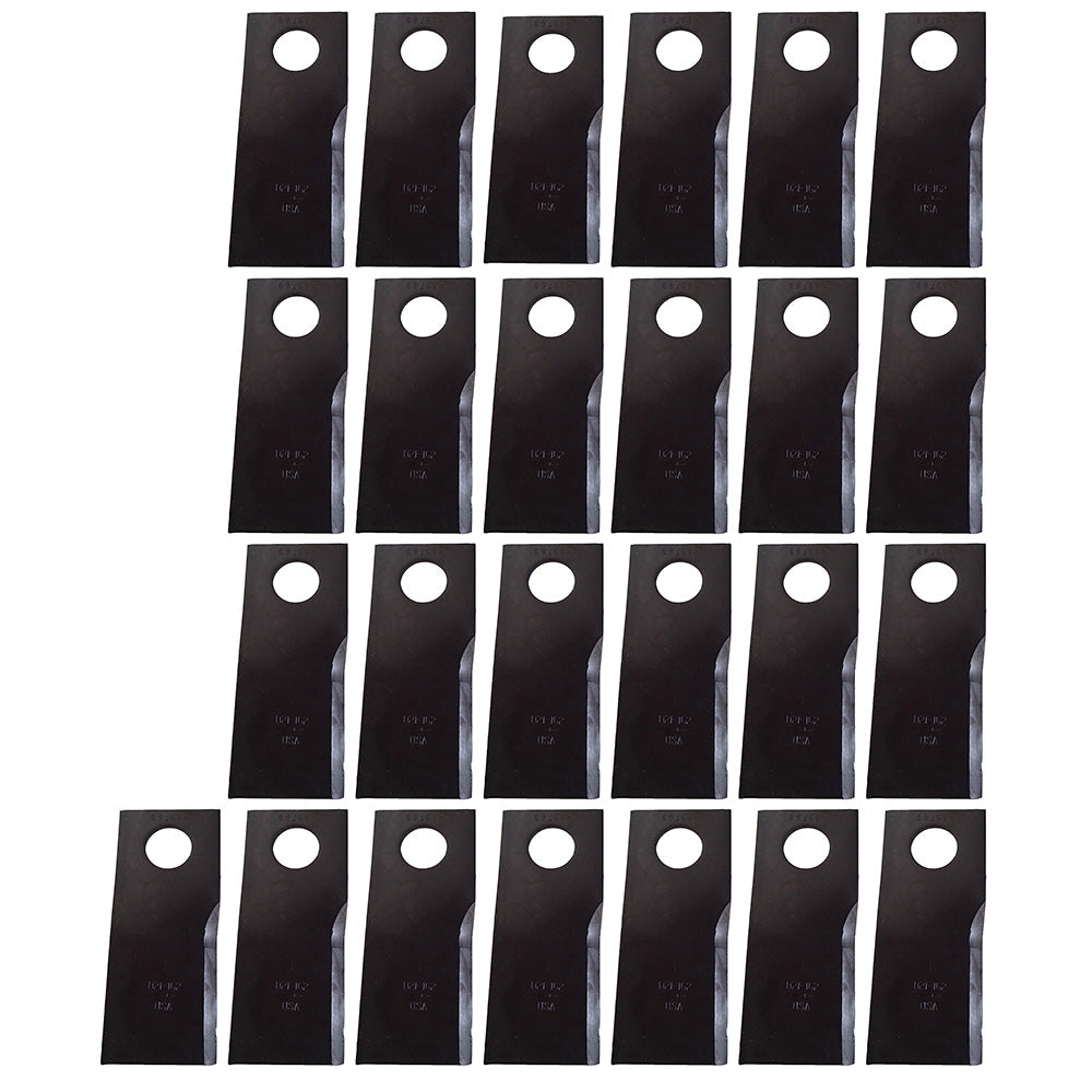 Qty 25: LH Disc Mower Blade Fits Edcor Replaces NI527747Z