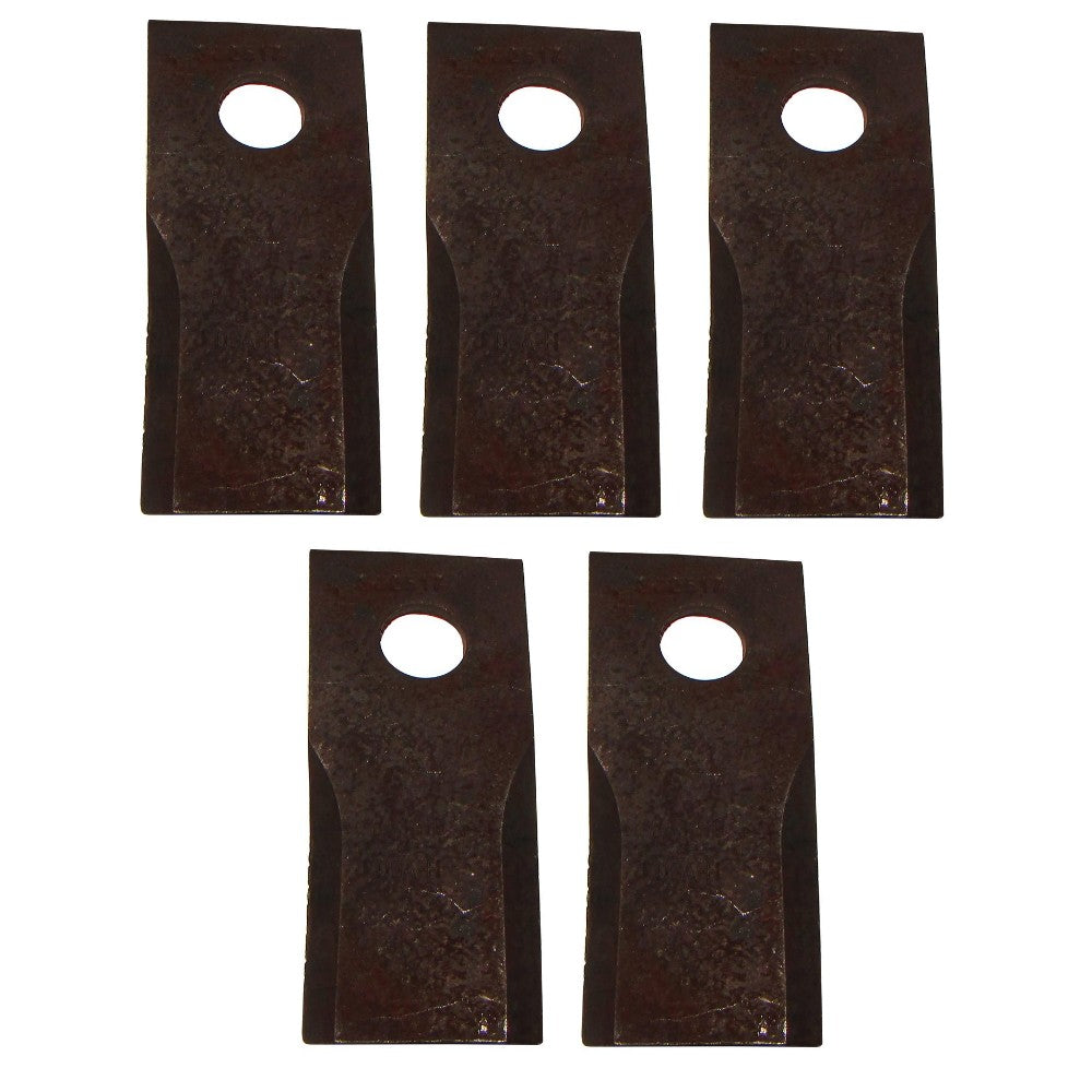 Qty 5: Right Hand Disc Mower Blade Fits Ford/New Holland Replaces 853819