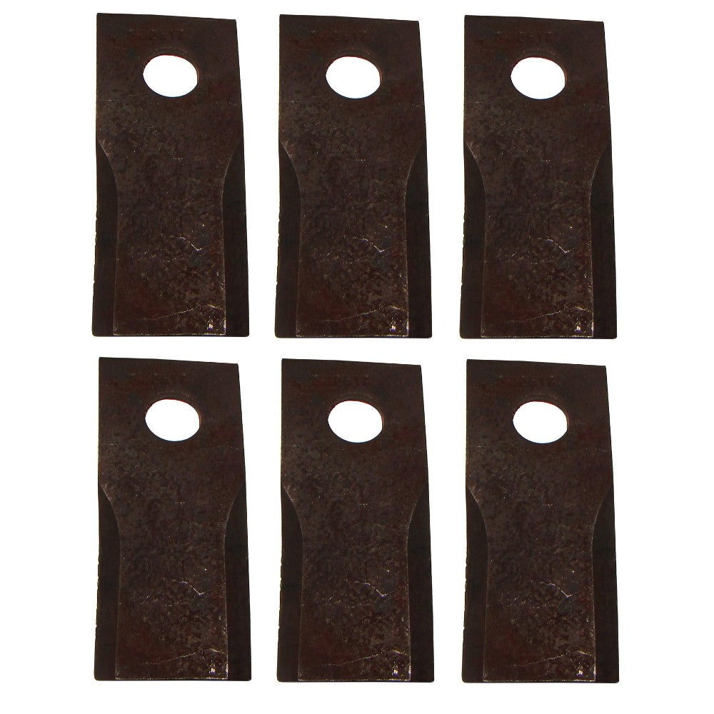 Qty 6: Right Hand Disc Mower Blade Fits Kuhn Replaces 559.033.10