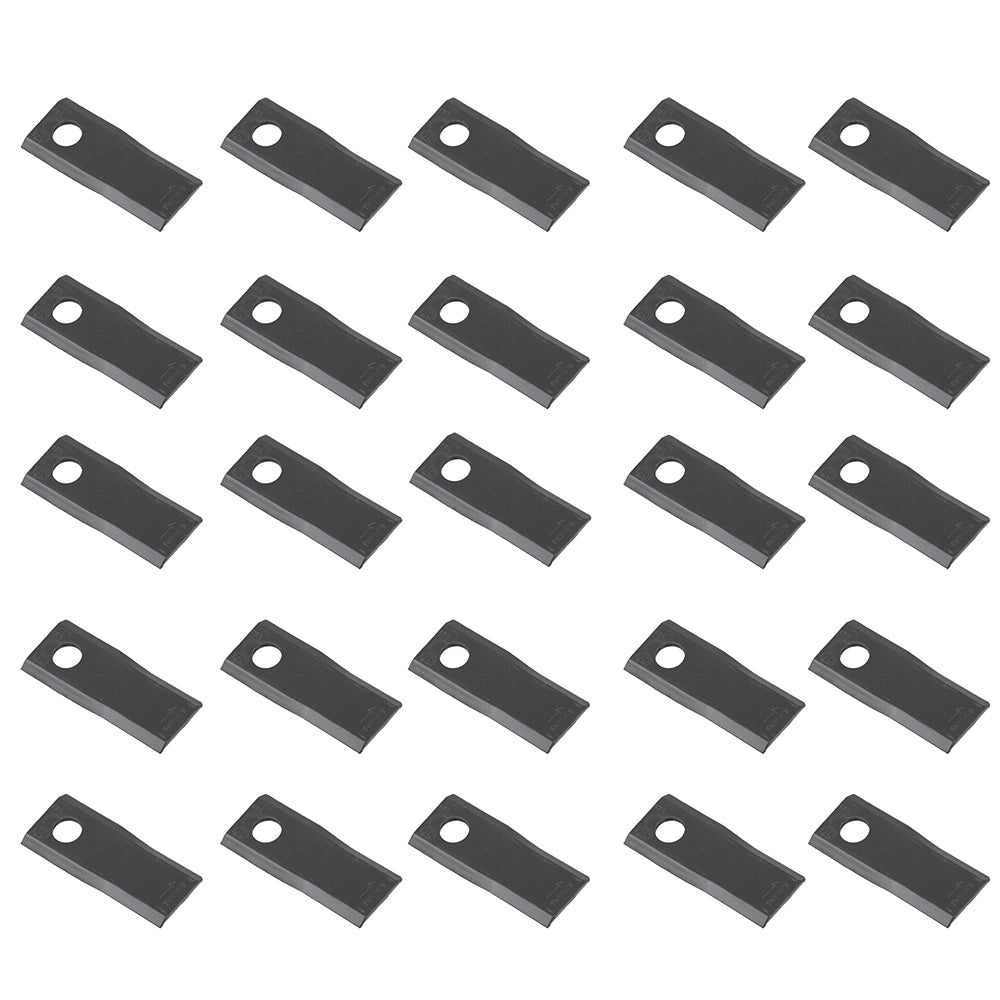 Qty 25: LH Disc Mower Blade Fits Ford/New Holland Replaces 853820