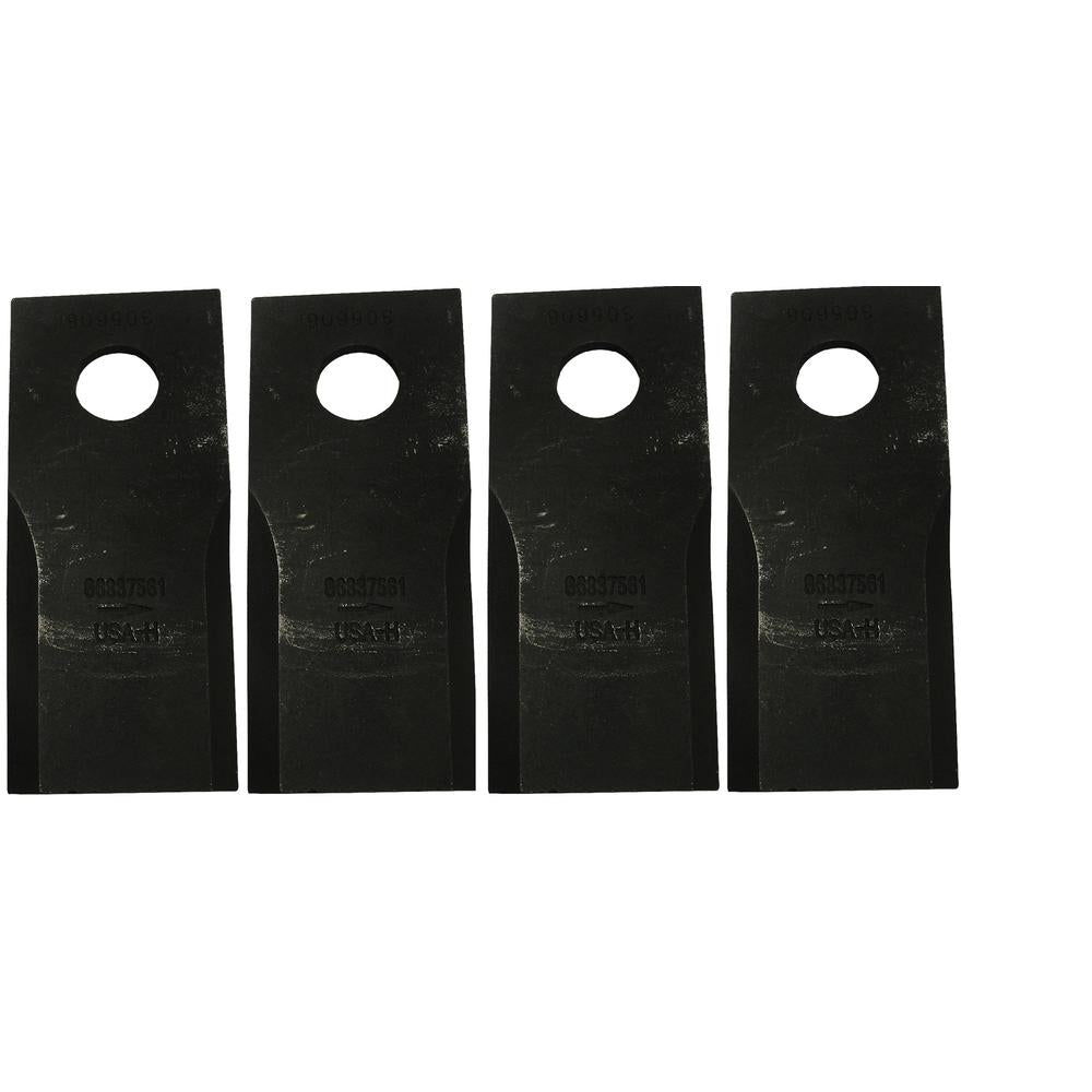 Qty 4: LH Disc Mower Blade Fits Kuhn Replaces 55903210