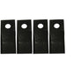 Qty 4: LH Disc Mower Blade Fits Universal Products Replaces 559-032-10