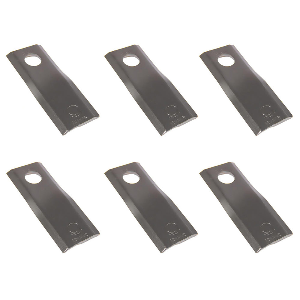 Qty 6: RH Disc Mower Blade Fits Ford/New Holland Replaces 784221