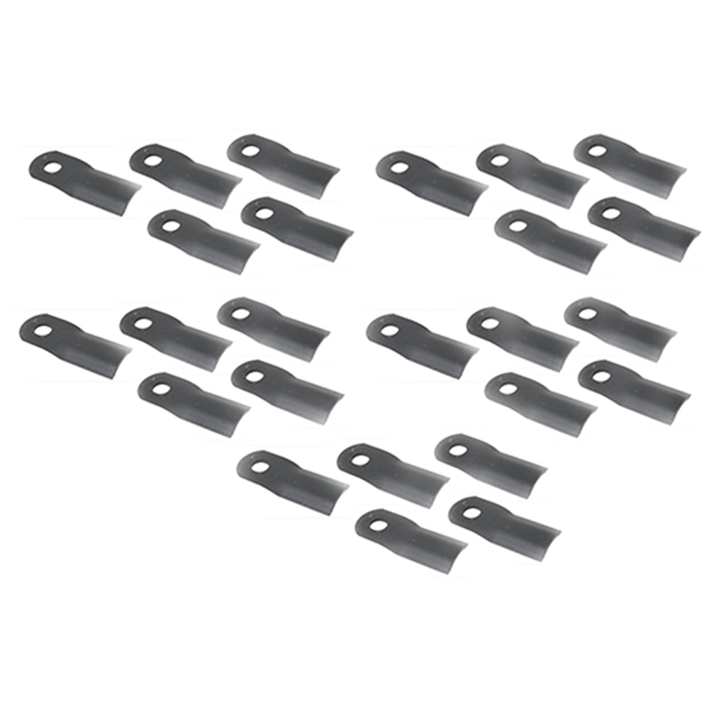 Set of (25) A16530208 RH/LH Disc Mower Blades Fits Taarup Disc Mowers
