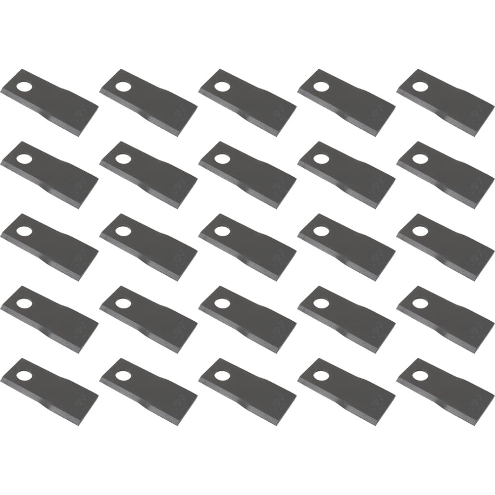 Qty 25: RH Disc Mower Blade Fits Krone Replaces 139.889.0