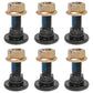 Qty 6: Blade Bolt & Nut Fits John Deere Replaces AE71254