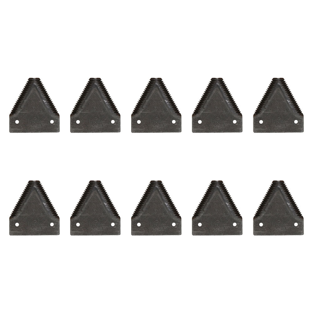 Qty 10: Sickle Section Fits Ford/New Holland Replaces 491-203325