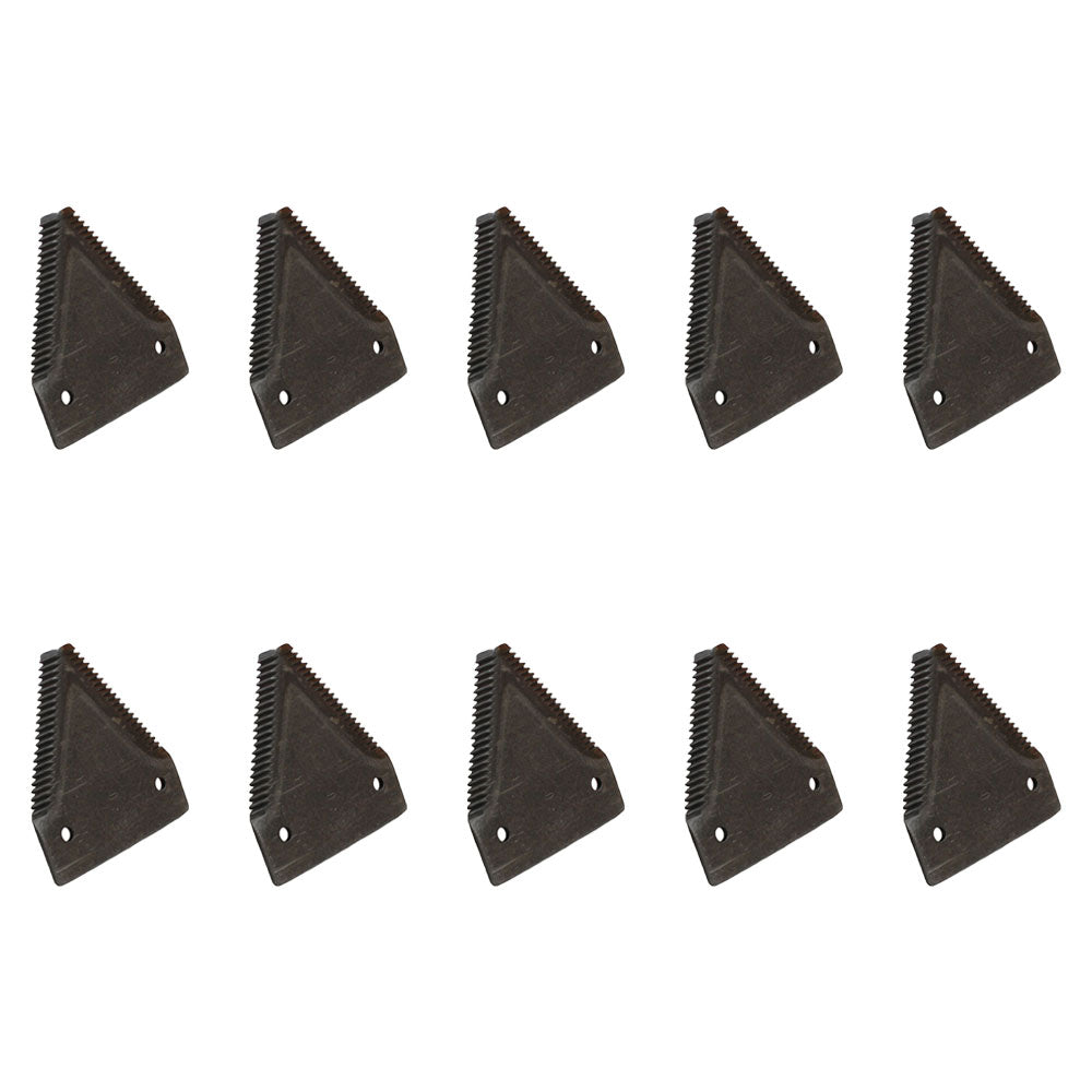 Qty 10: Sickle Section Fits Ford/New Holland Replaces 491-203325