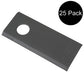 Qty 25: Disc Mower Blade Fits John Deere Replaces PMLBL0005